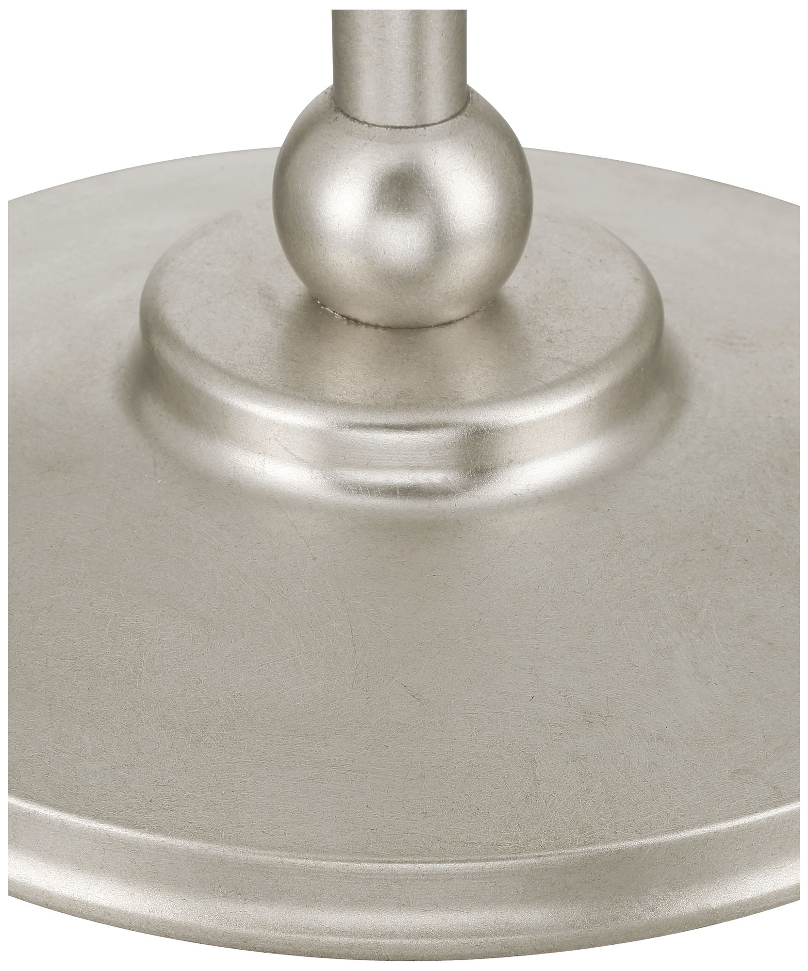 Image 4 Currey & Company 66" x 21" Forget-Me-Not Silver Floor Lamp more views