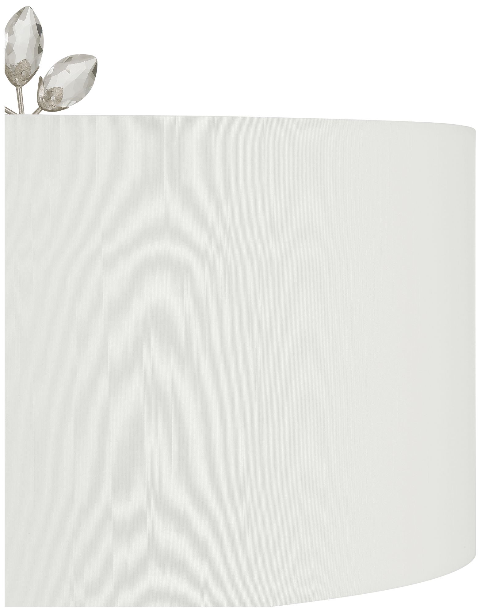 Image 5 Currey & Company 66" x 21" Forget-Me-Not Silver Floor Lamp more views