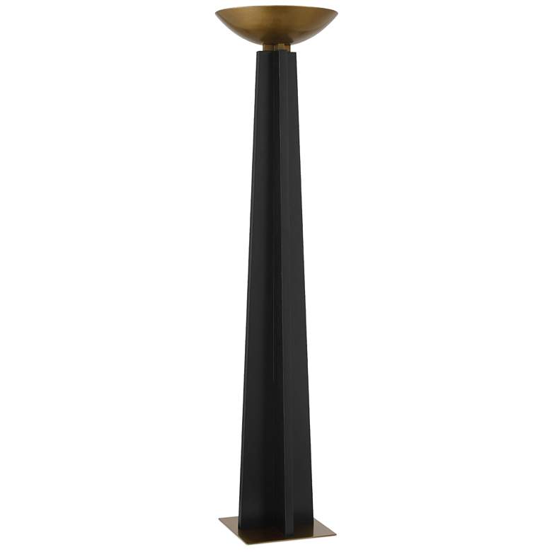 Image 1 Currey & Company 71" x 16.875" Calyx Torchiere Floor Lamp