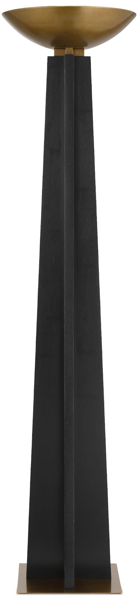Image 5 Currey & Company 71" x 16.875" Calyx Torchiere Floor Lamp more views