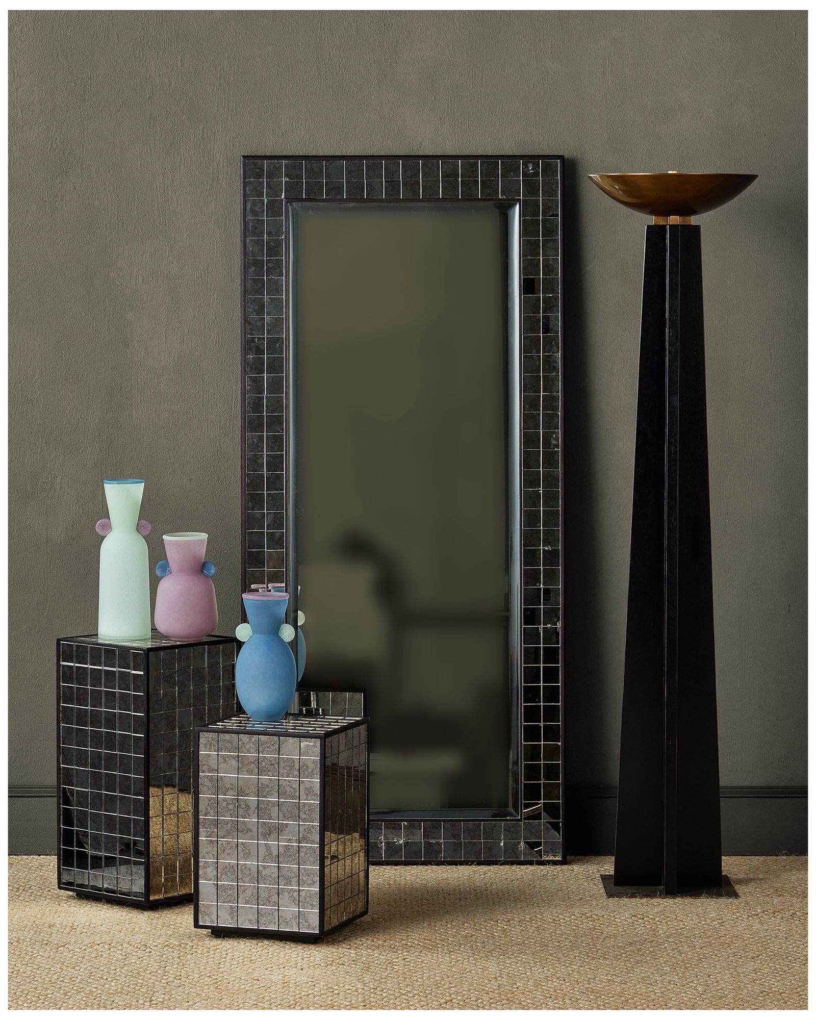 Image 7 Currey & Company 71" x 16.875" Calyx Torchiere Floor Lamp more views