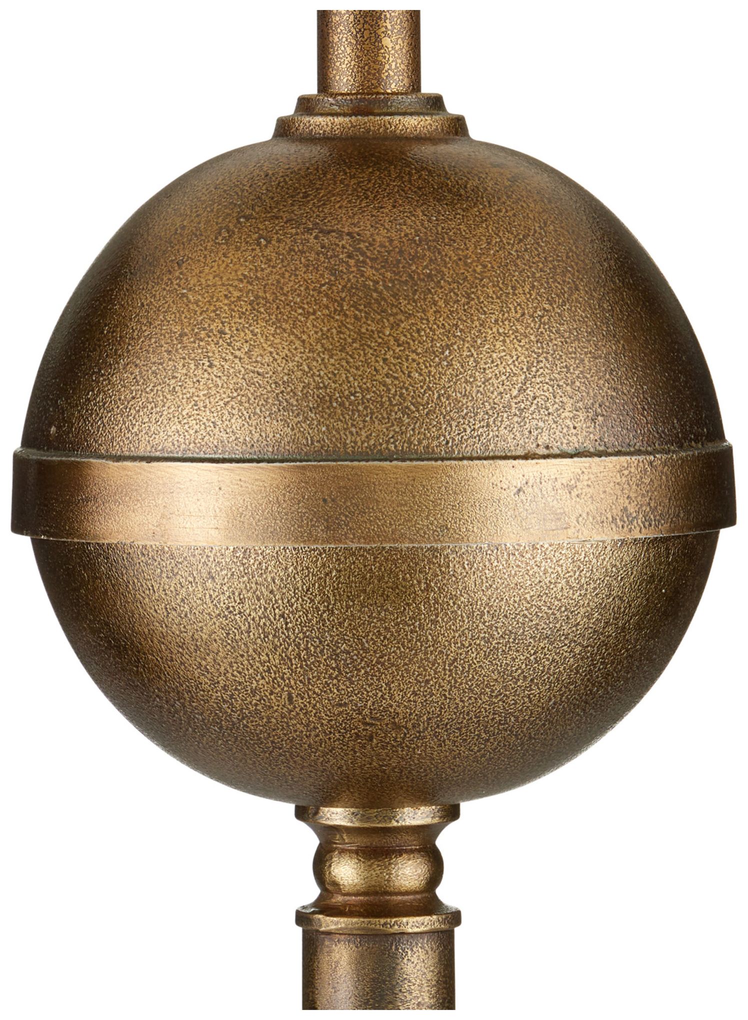 Image 2 Currey & Company 73" High Antique Brass Floor Lamp more views