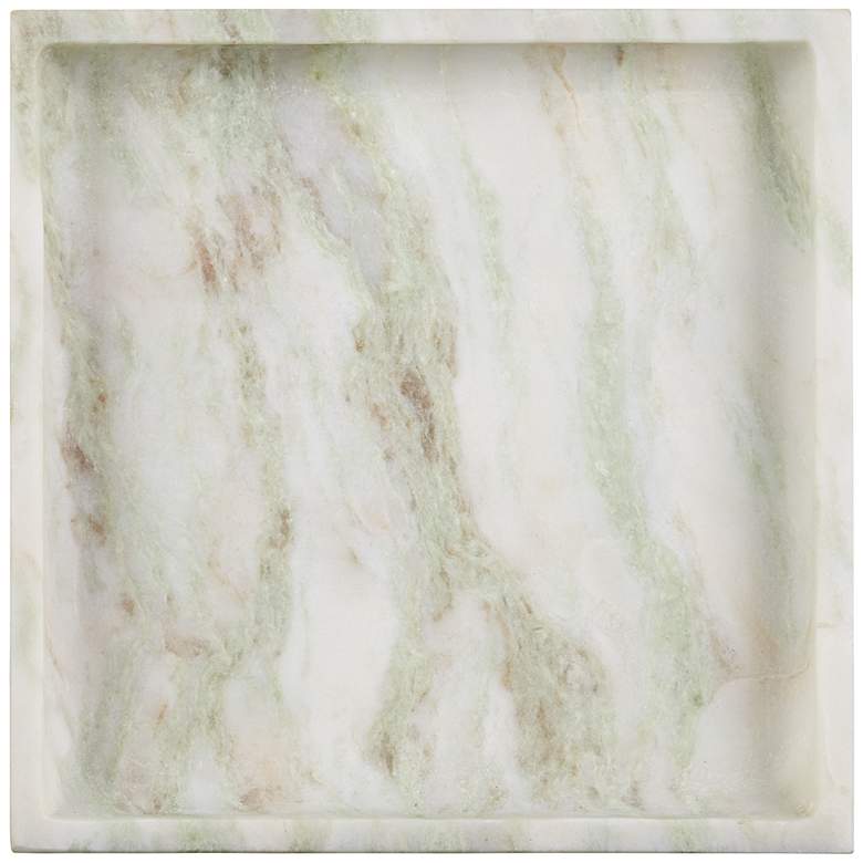 Image 3 Currey & Company 9.75" Bilbao Onyx Square Tray more views