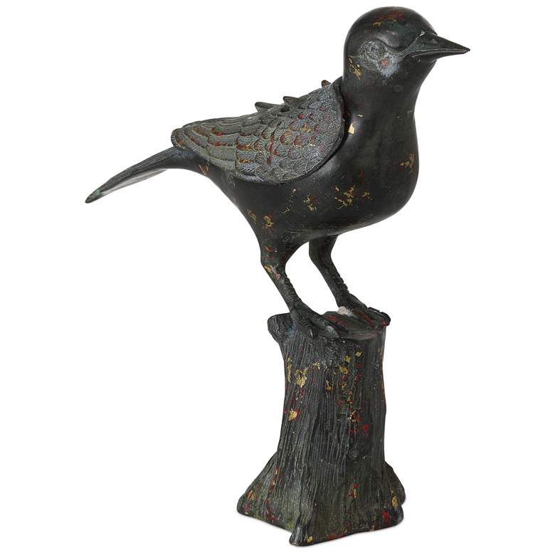 Image 1 Currey & Company 9" Han Dynasty Bird Bronze