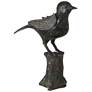 1_Currey & Company 9" Han Dynasty Bird Bronze