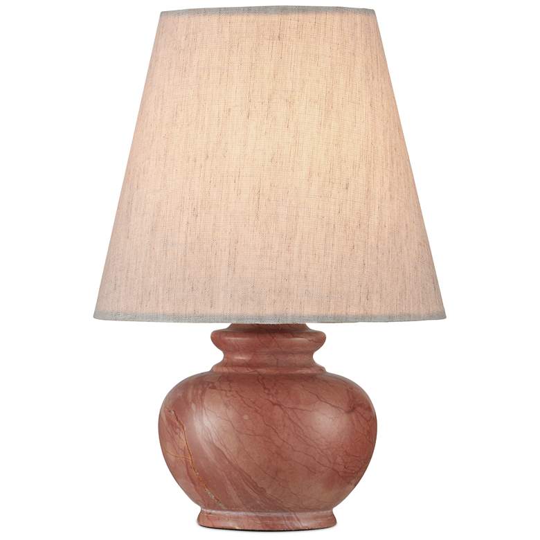 Image 1 Currey & Company 9" Piccolo Pink Mini Ta