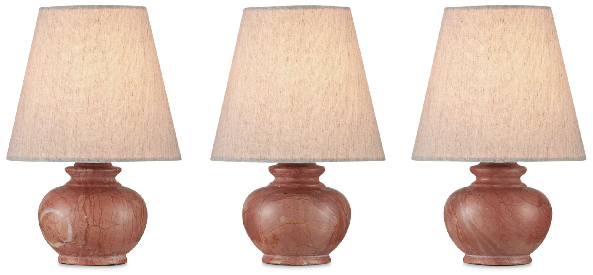 Image 7 Currey & Company 9" Piccolo Pink Mini Ta more views