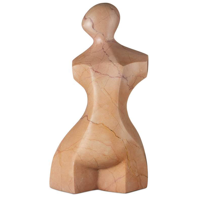 Image 1 Currey & Company 9" x 4.5" x 3" Giada Rosa Small Bust Sculpture