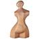 Currey & Company 9" x 4.5" x 3" Giada Rosa Small Bust Sculpture