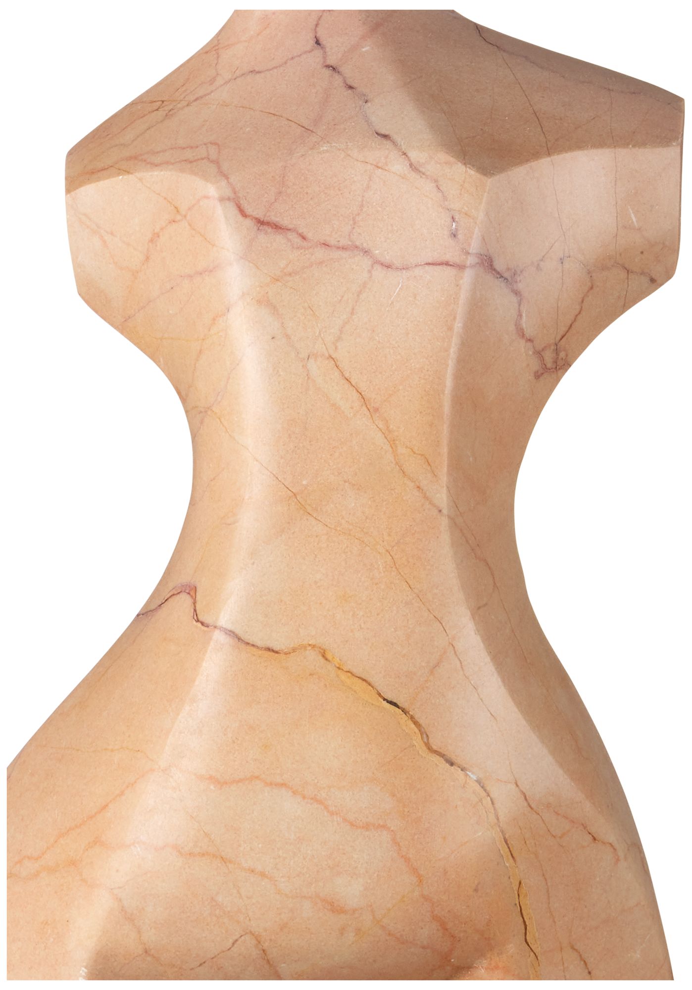 Image 2 Currey & Company 9" x 4.5" x 3" Giada Rosa Small Bust Sculpture more views