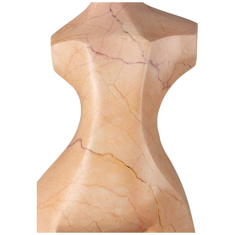 Image 2 Currey & Company 9" x 4.5" x 3" Giada Rosa Small Bust Sculpture more views