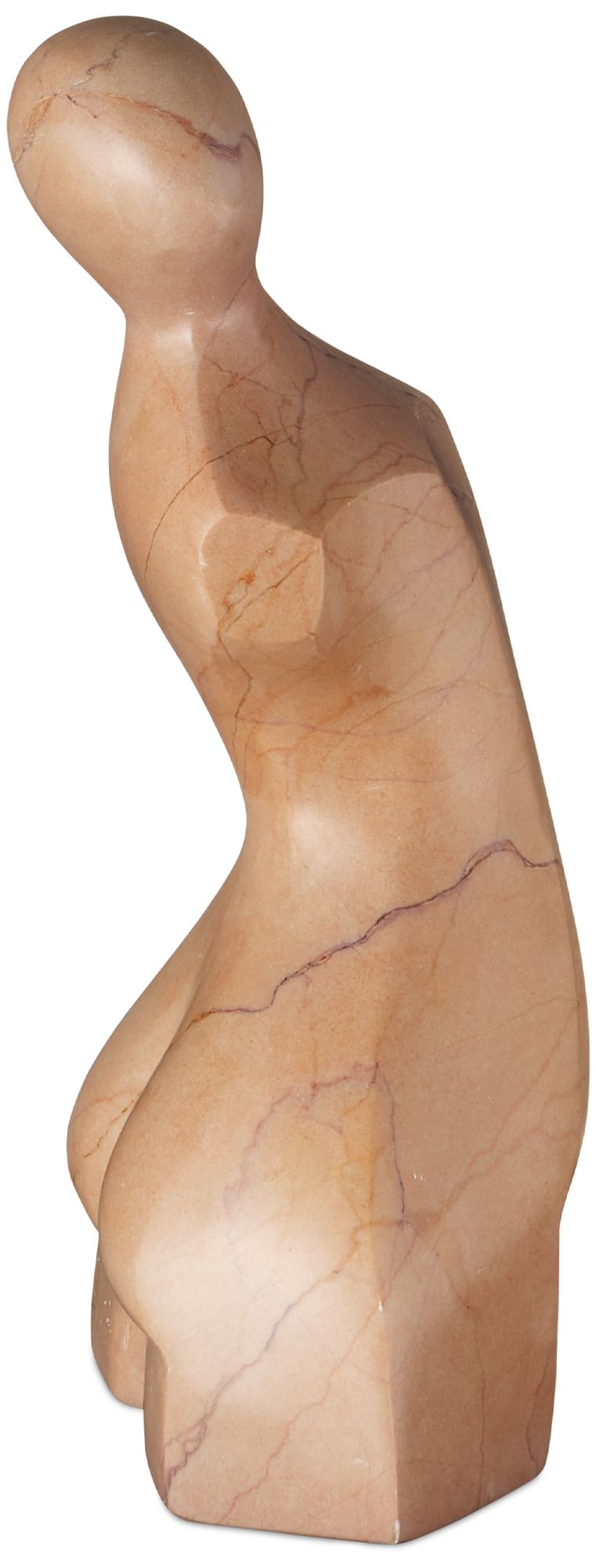 Image 4 Currey & Company 9" x 4.5" x 3" Giada Rosa Small Bust Sculpture more views