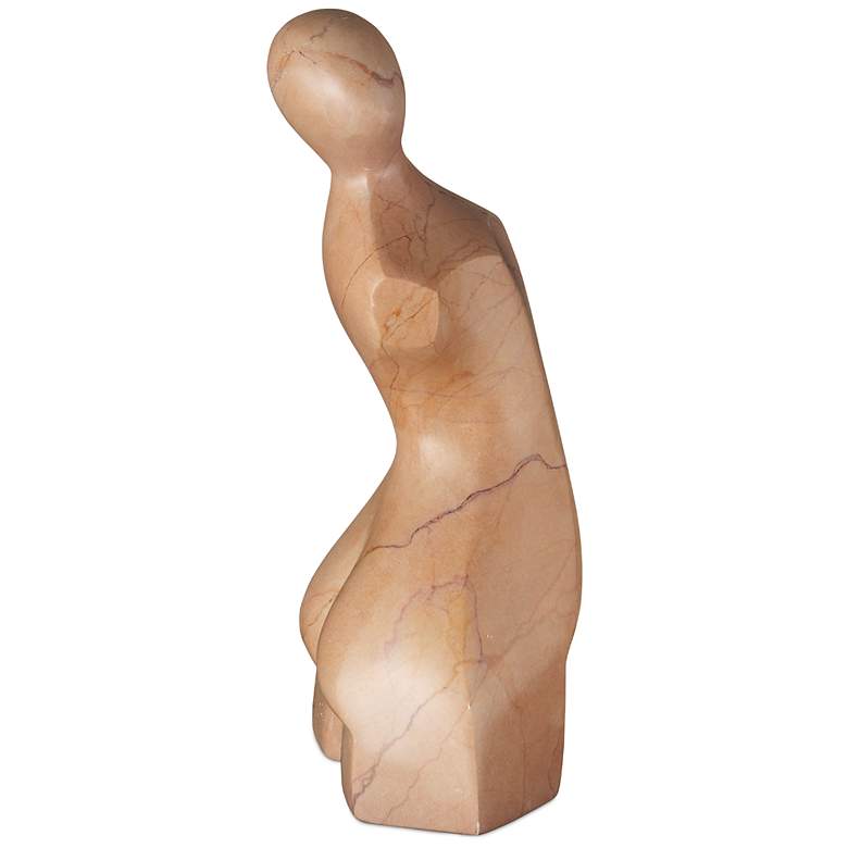 Image 4 Currey & Company 9" x 4.5" x 3" Giada Rosa Small Bust Sculpture more views