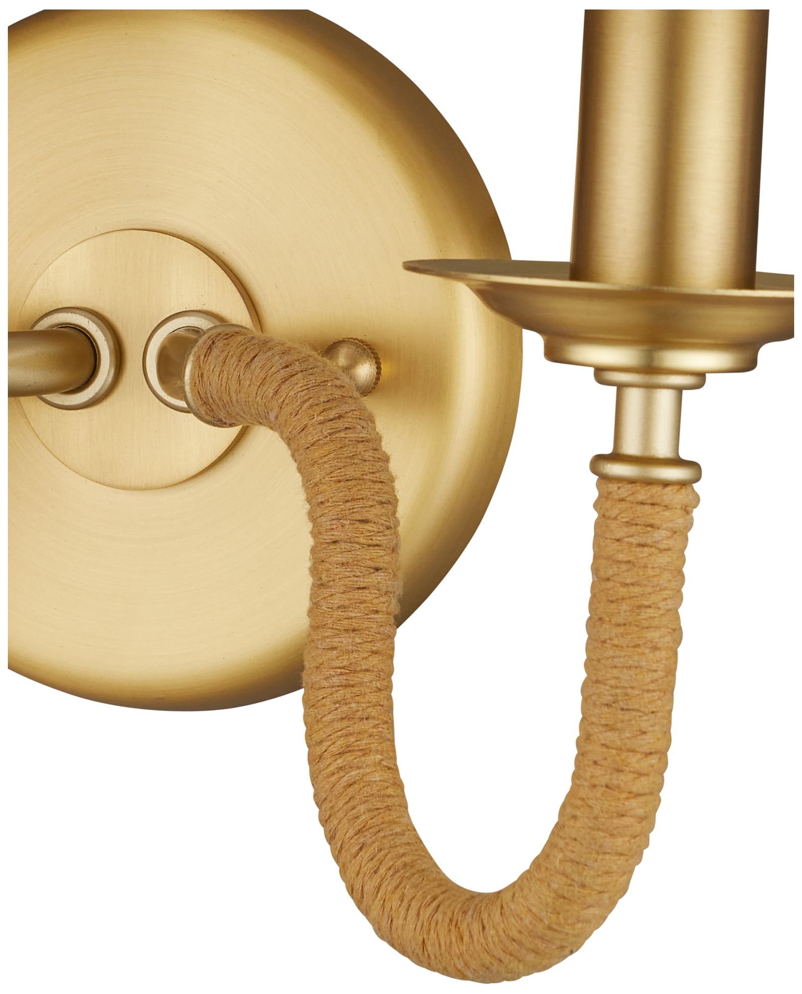 Image 2 Currey & Company Adala Brass 2-Light Wal more views