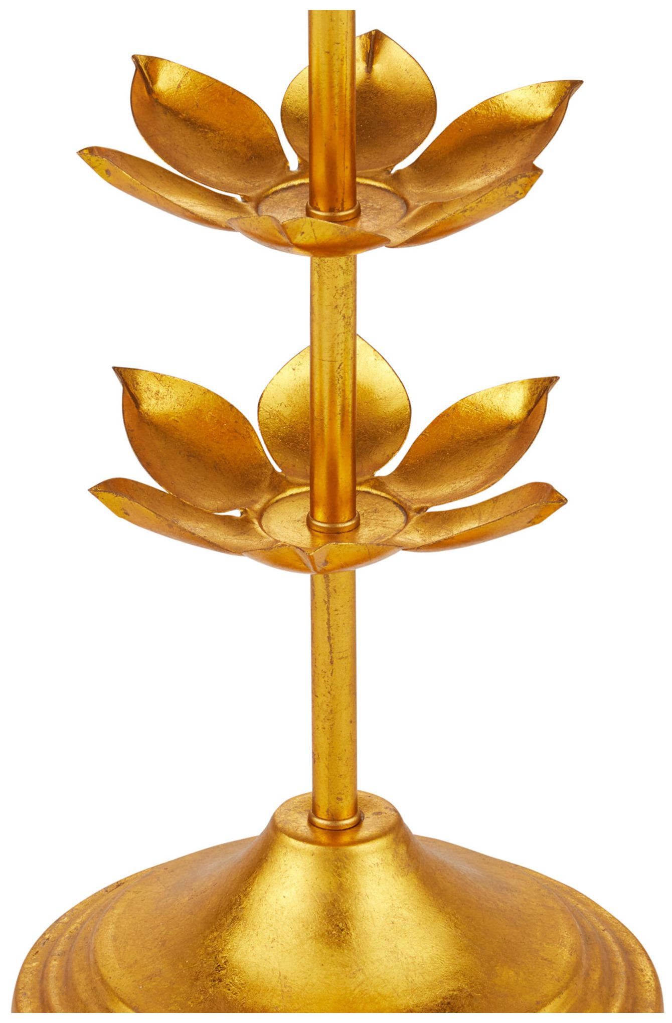 Image 2 Currey & Company Awakening 65" High Gold Leaf Floor Lamp more views