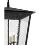 2_Currey & Company Bening 16.75" Black Outdoor Hanging Lantern more views