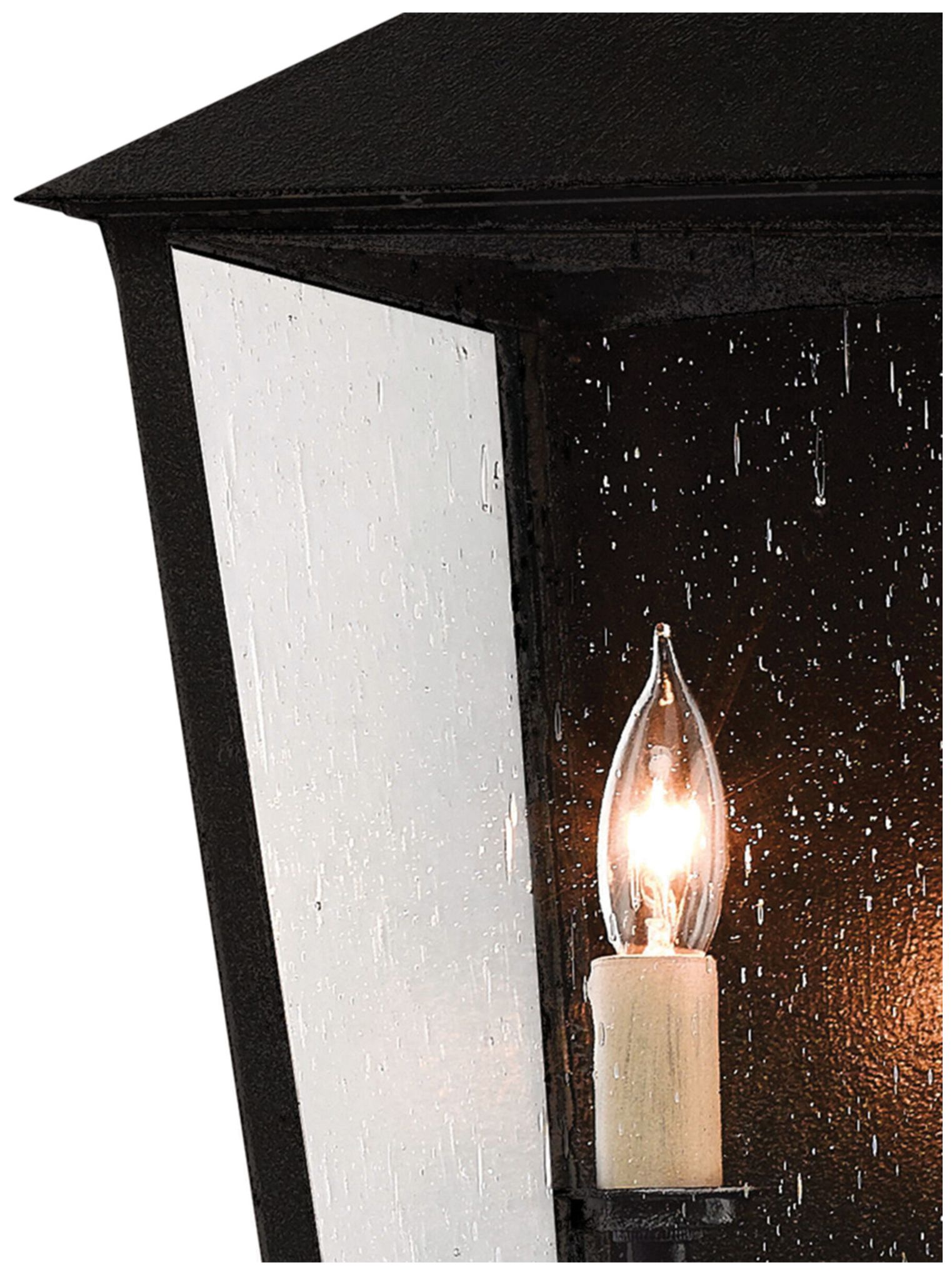 Image 2 Currey & Company Bening 18" High Midnight Outdoor Wall Sconce more views
