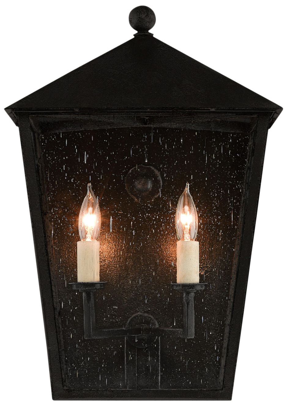 Image 3 Currey & Company Bening 18" High Midnight Outdoor Wall Sconce more views