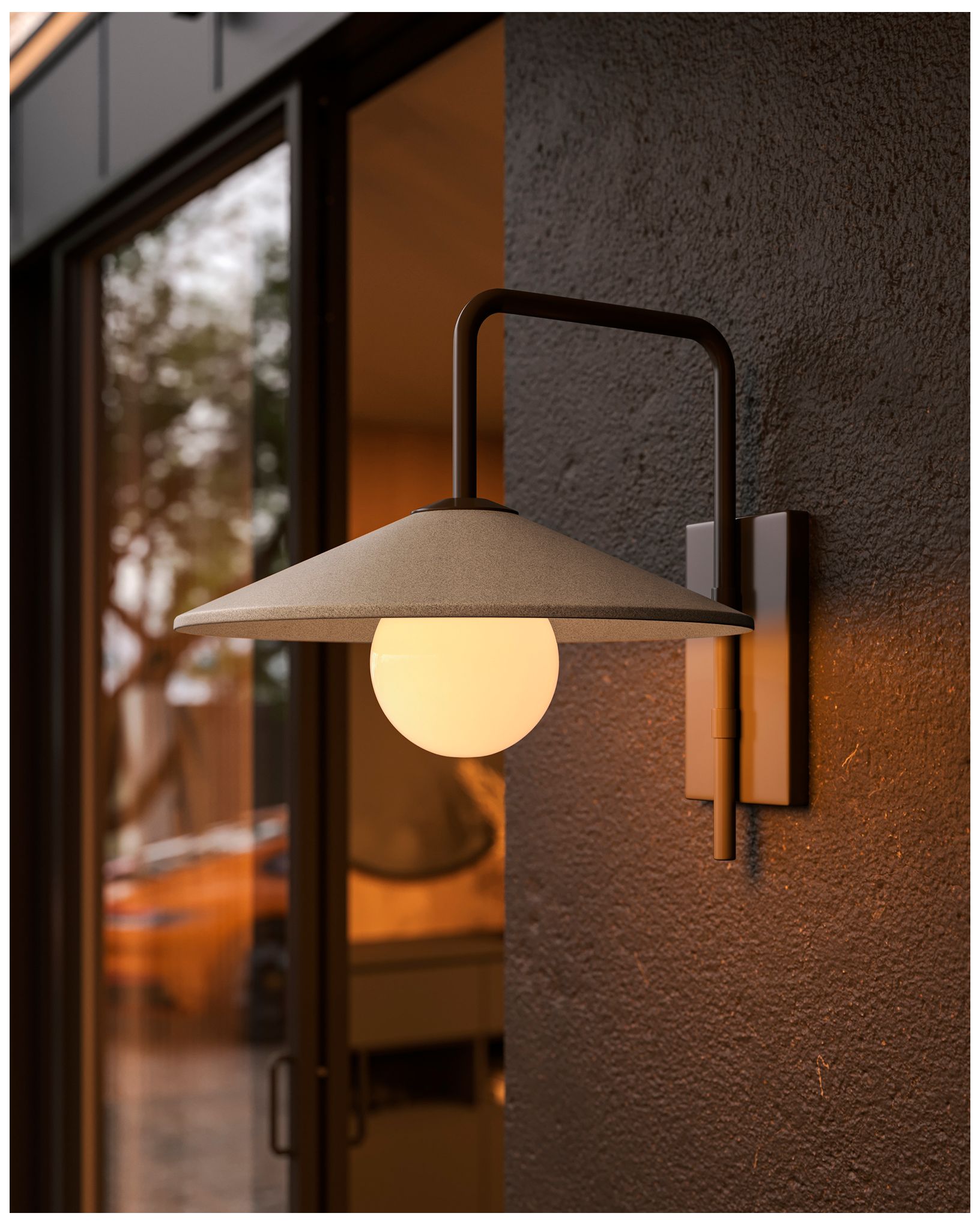 Image 6 Currey & Company Bothy 18" High Black Outdoor Wall Sconce more views