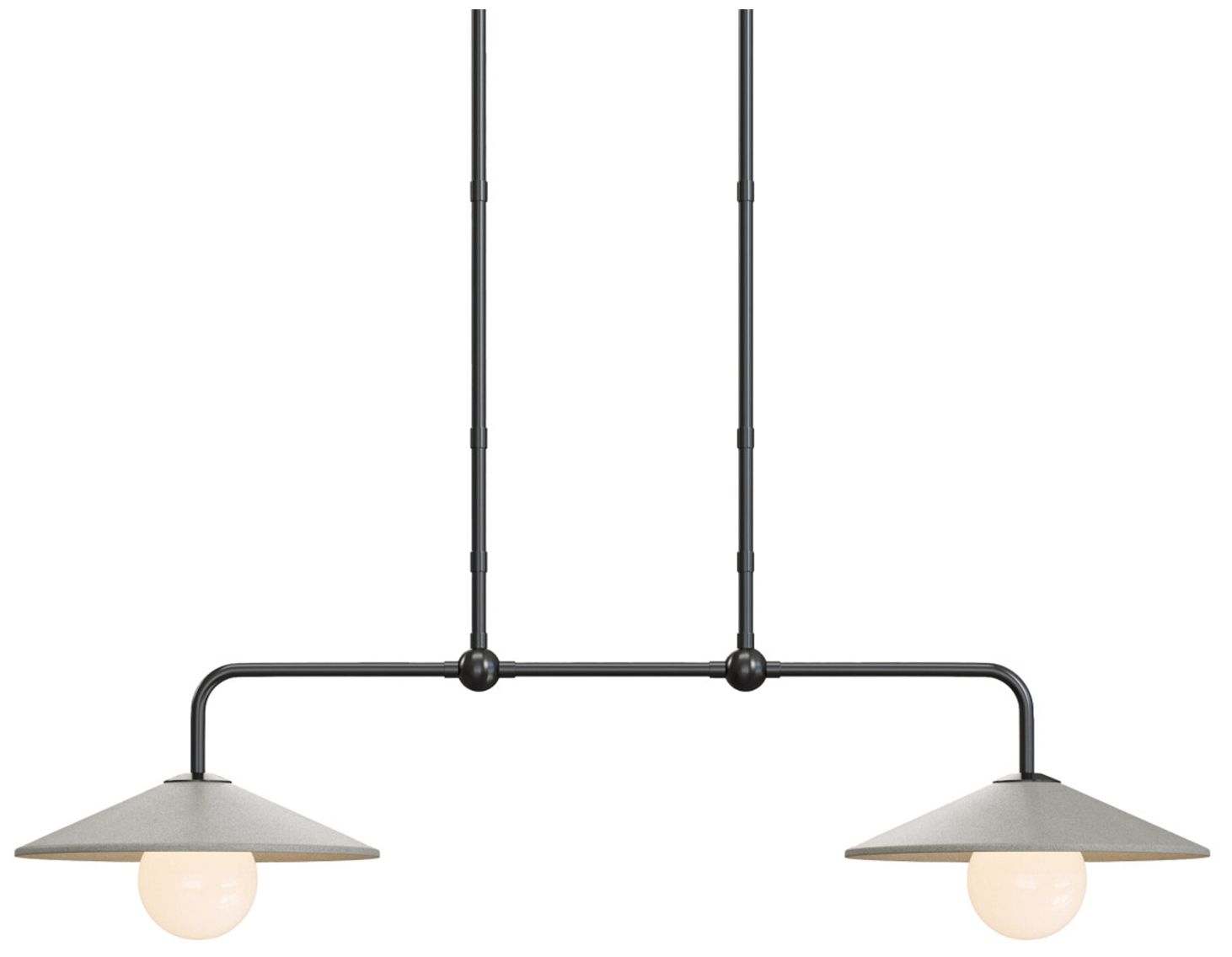 Image 3 Currey & Company Bothy 58" Wide Gray Black Outdoor Chandelier more views