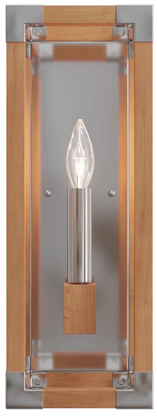 Image 3 Currey & Company Boyd 16" High Polished Nickel Wall Sconce more views