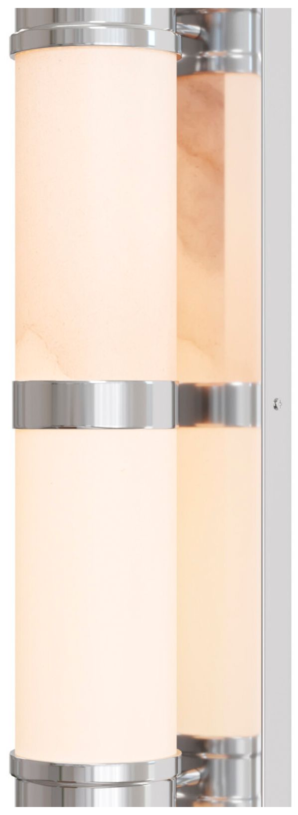 Image 2 Currey & Company Brenham 4.5" High Nickel Large LED Wall Sconce more views