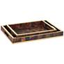 1_Currey & Company Casey Brown Tray Set of 2