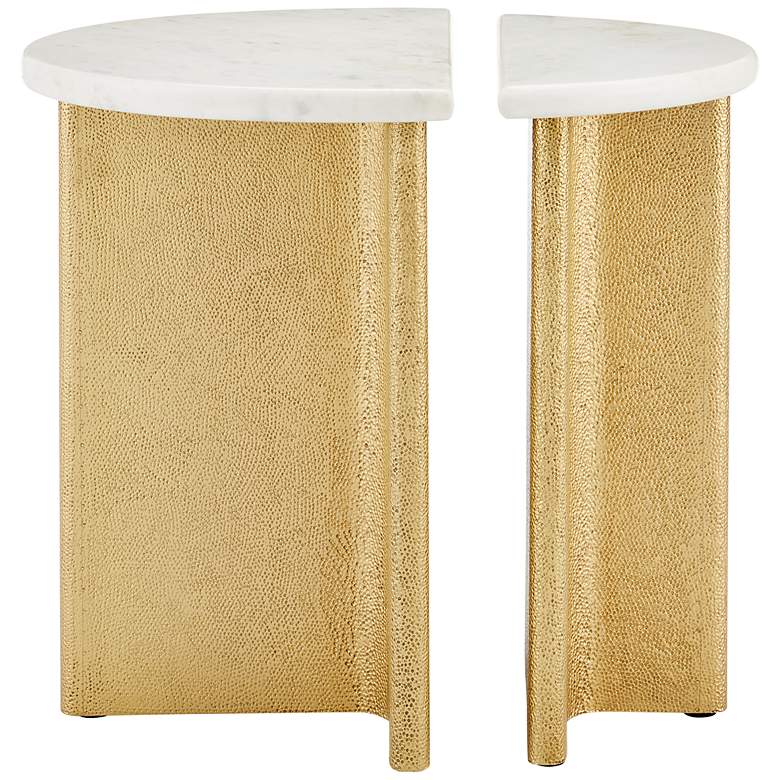 Image 4 Currey & Company Doublet Marble Accent T more views