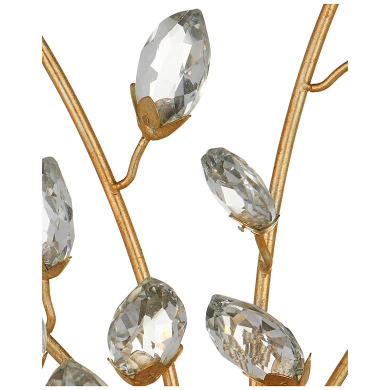 Image 3 Currey & Company Forget-Me-Not Gold 2-Li more views