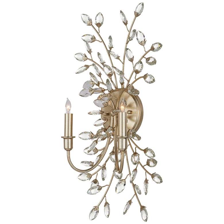 Image 4 Currey & Company Forget-Me-Not Silver 2- more views
