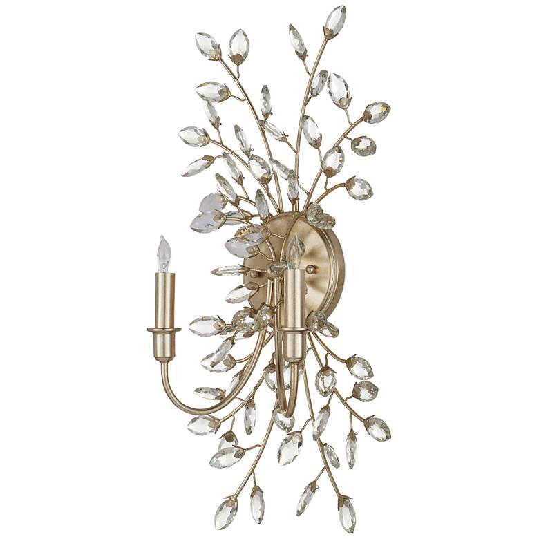 Image 5 Currey & Company Forget-Me-Not Silver 2- more views