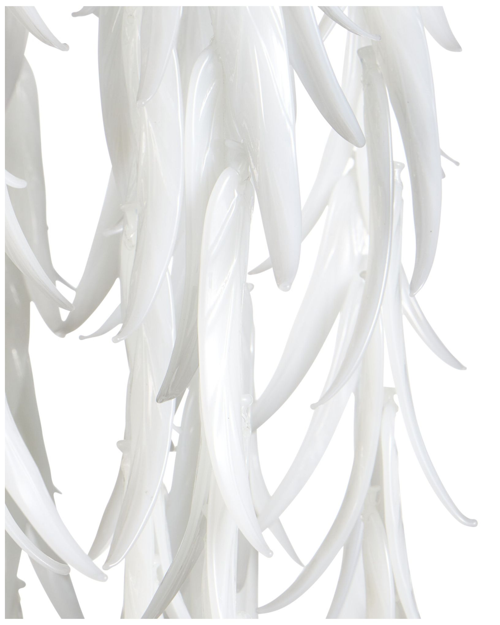 Image 3 Currey & Company Glen Arbor 28"W Silver Leaf, Silver Pendant more views
