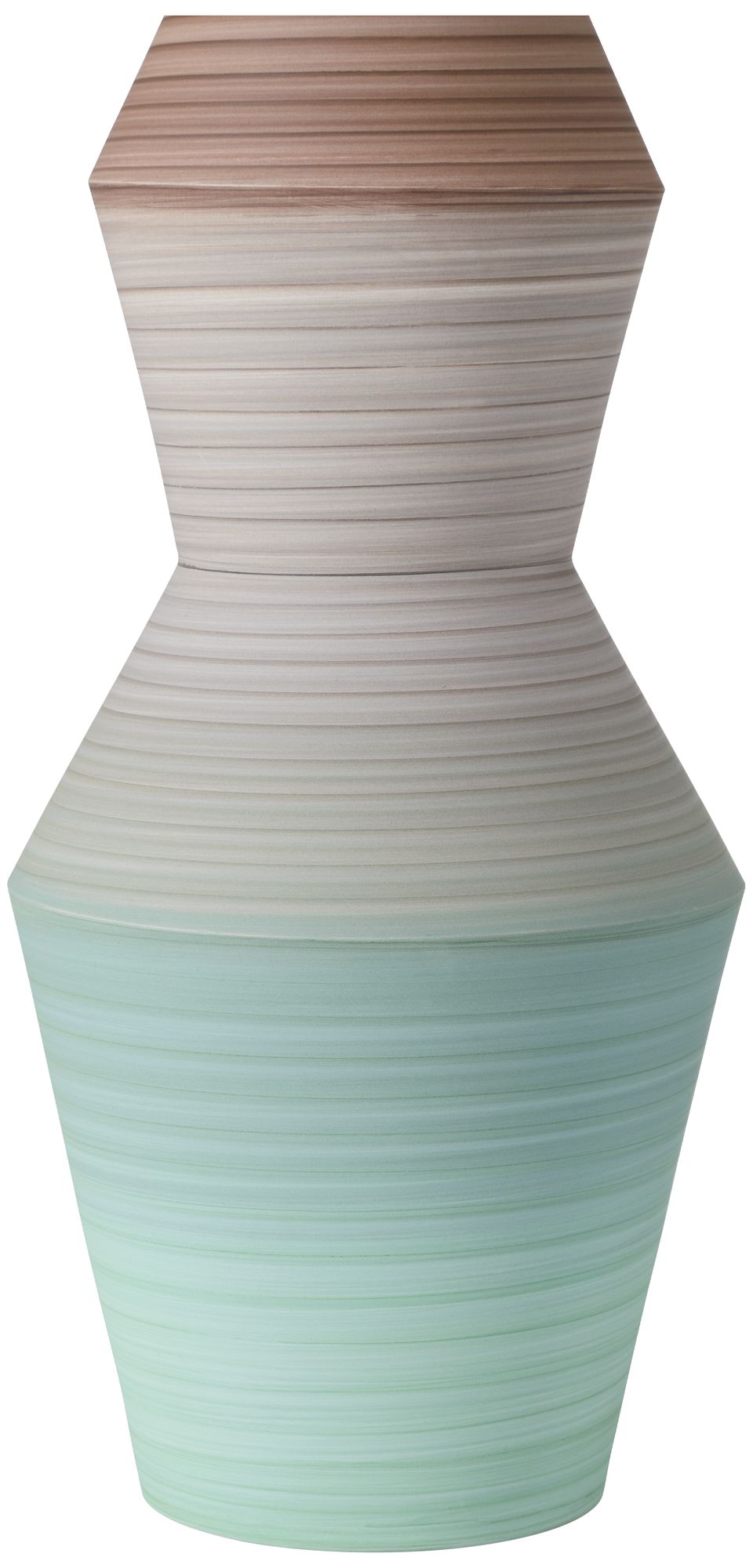 Image 4 Currey & Company Happy 80's Brown & Pale Blue Vase Set of 2 more views