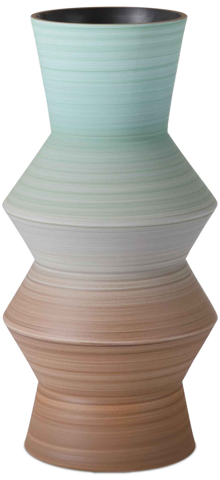 Image 6 Currey & Company Happy 80's Brown & Pale Blue Vase Set of 2 more views