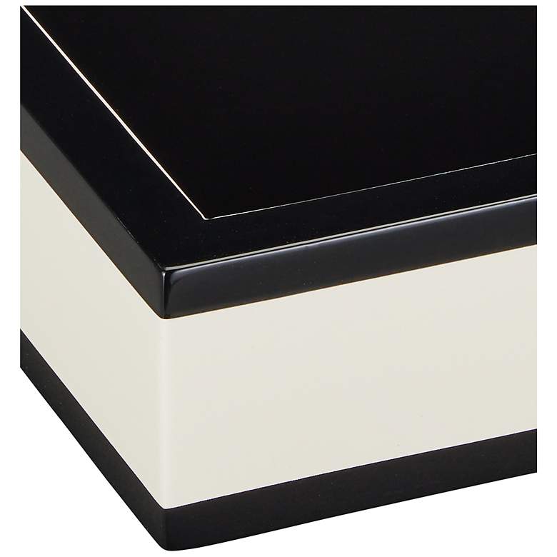 Image 2 Currey & Company Ivory Lacquer Tray Set of 2 more views