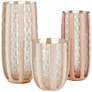 1_Currey & Company Merletto Glass Vase Set of 3