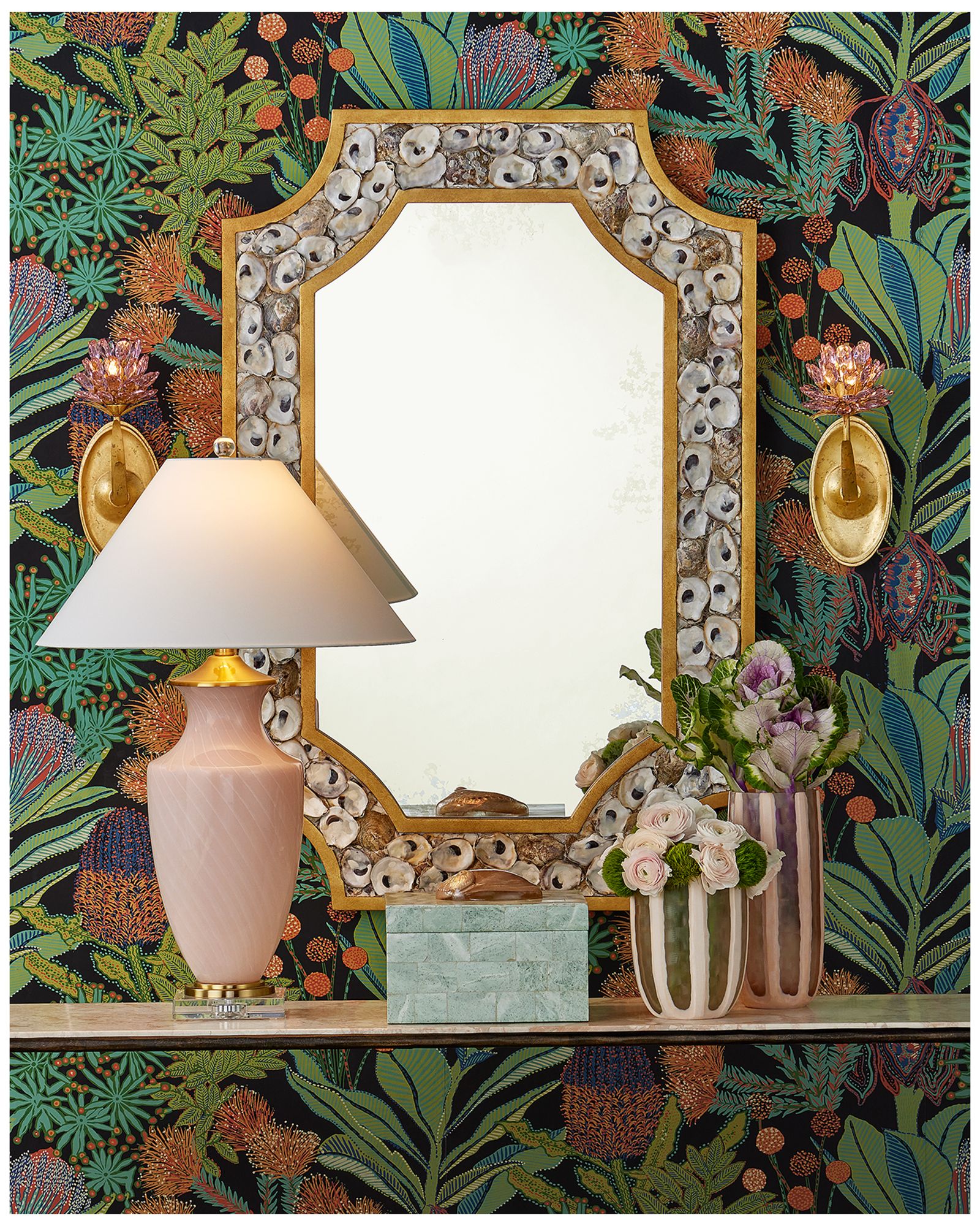 Image 5 Currey & Company Merletto Glass Vase Set of 3 more views