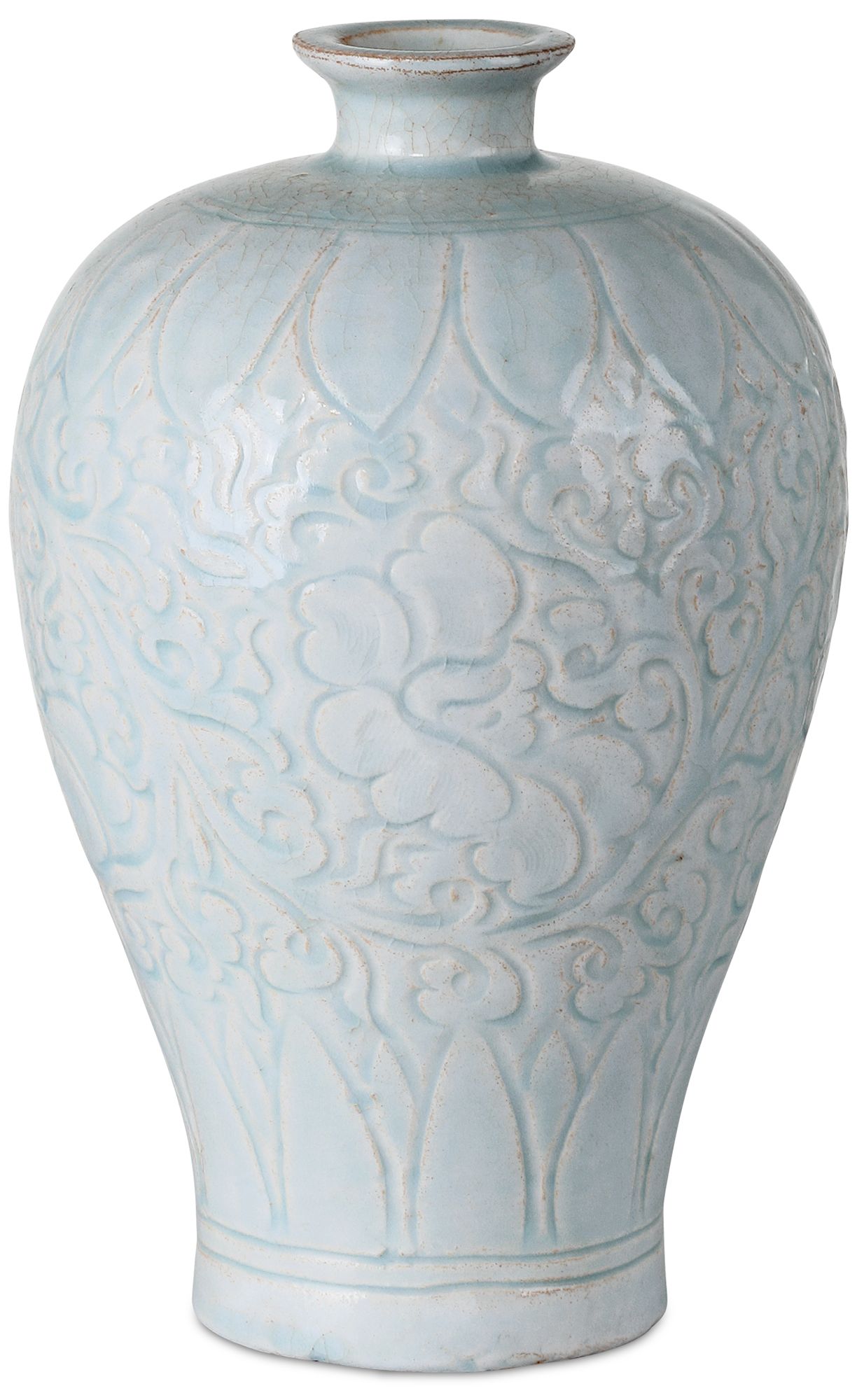Image 4 Currey & Company Nanjing Light Blue Vases Set of 2 more views