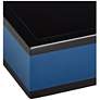 2_Currey & Company Navy Lacquer Tray Set of 2 more views