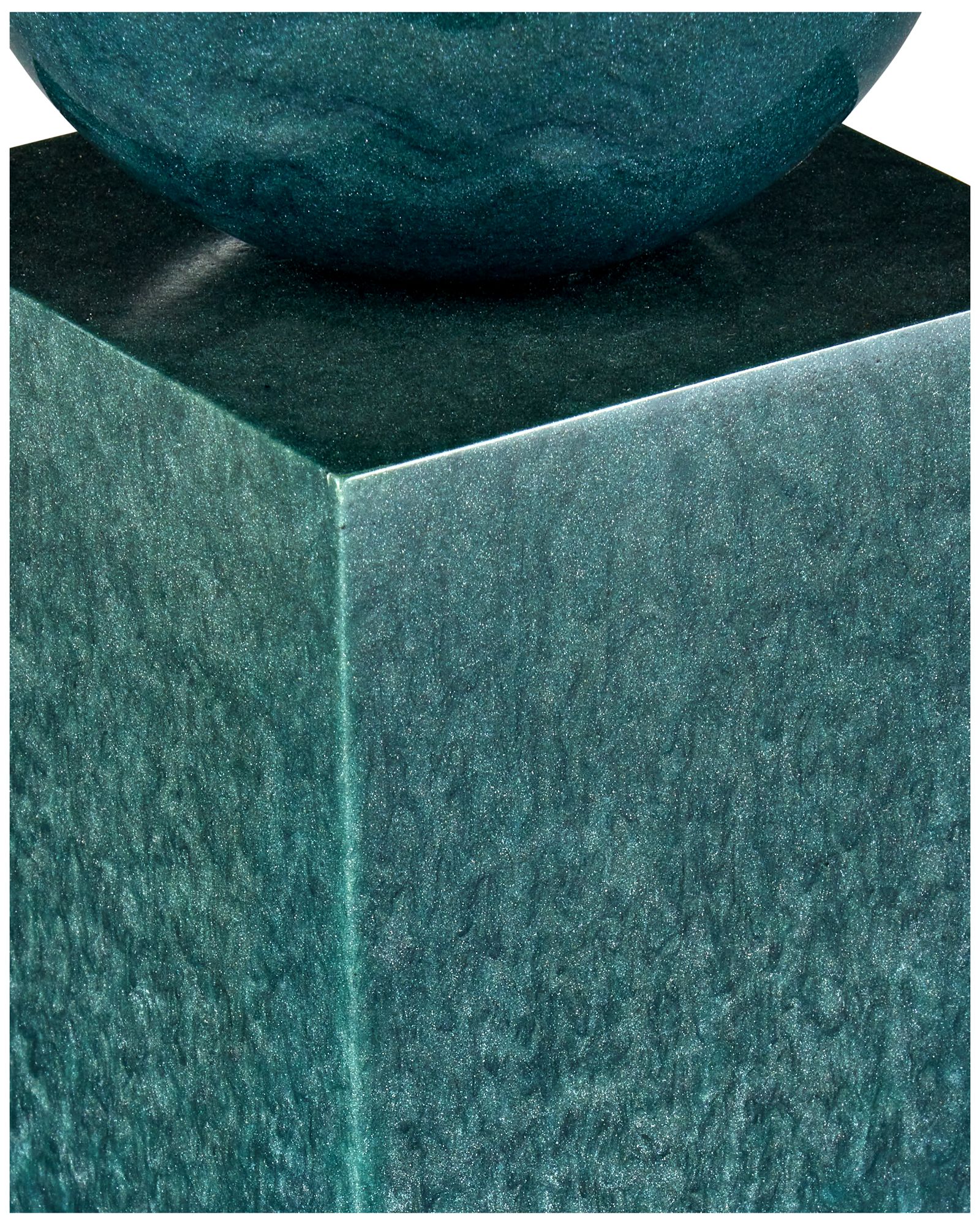 Image 2 Currey & Company Nova Teal Object Set of 2 more views