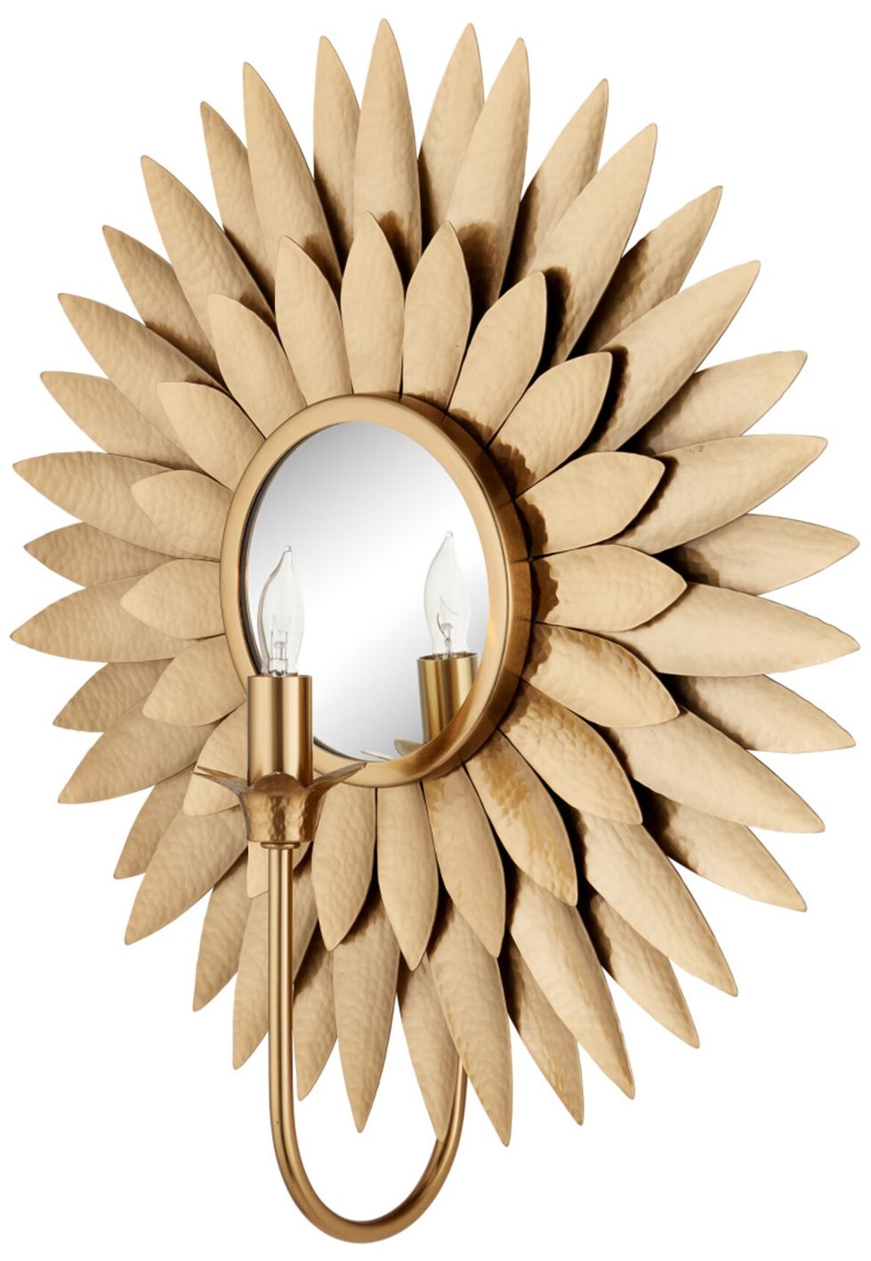 Image 4 Currey & Company Plumage 19" High Antique Brass Wall Sconce more views