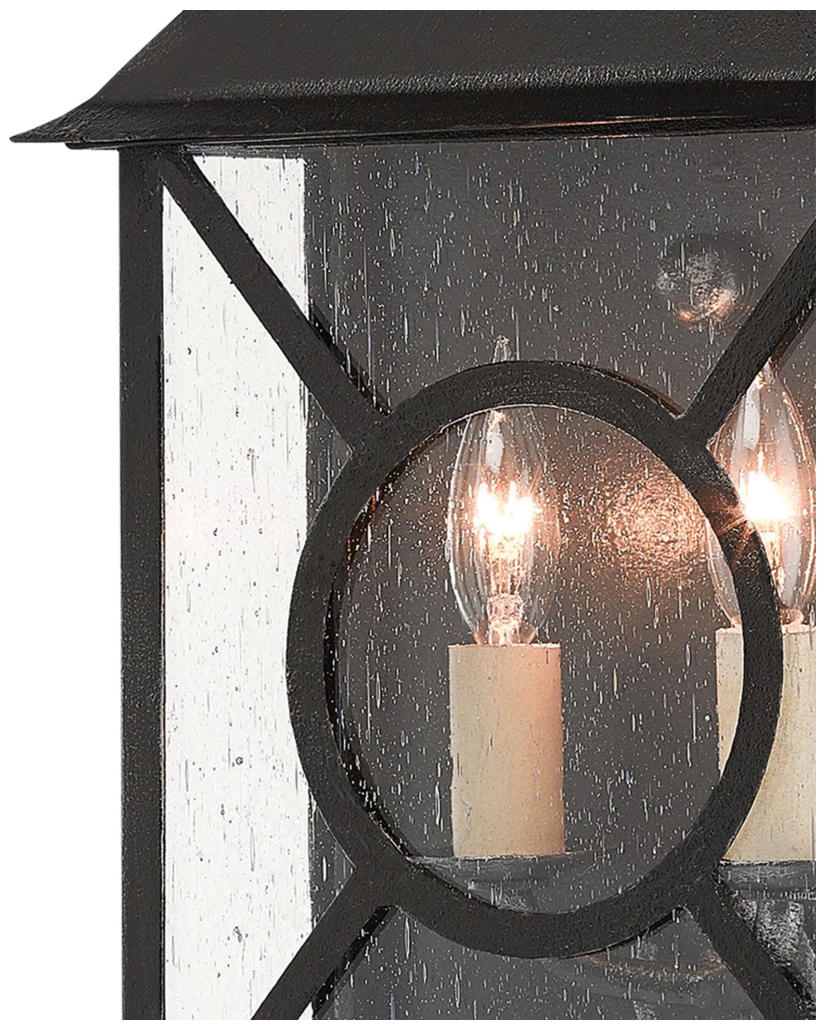 Image 2 Currey & Company Ripley 15" High Midnight Outdoor Wall Sconce more views