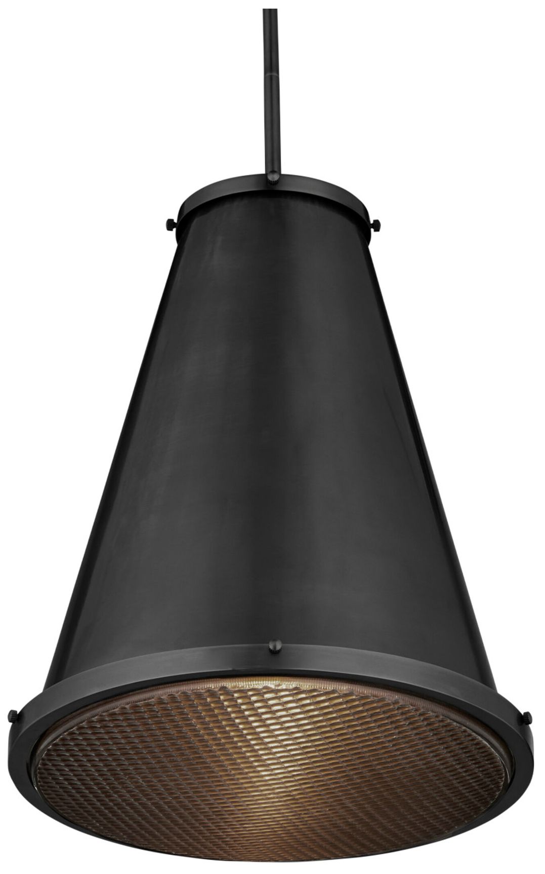 Image 4 Currey & Company Seafarer 15" Wide Matte Black Pendant more views