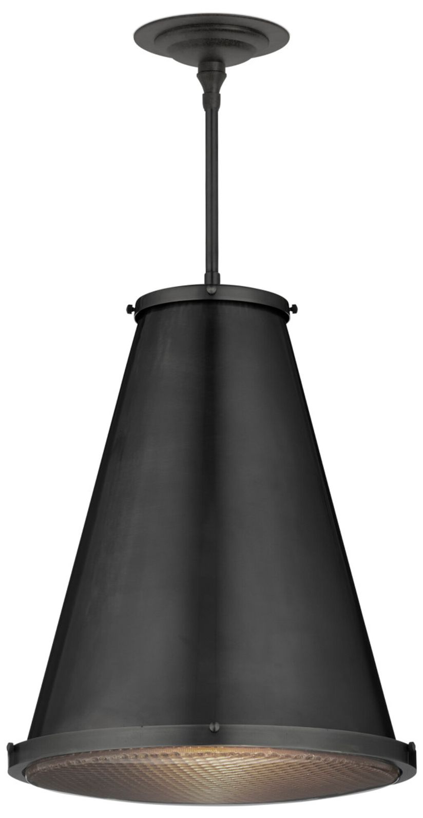 Image 6 Currey & Company Seafarer 15" Wide Matte Black Pendant more views