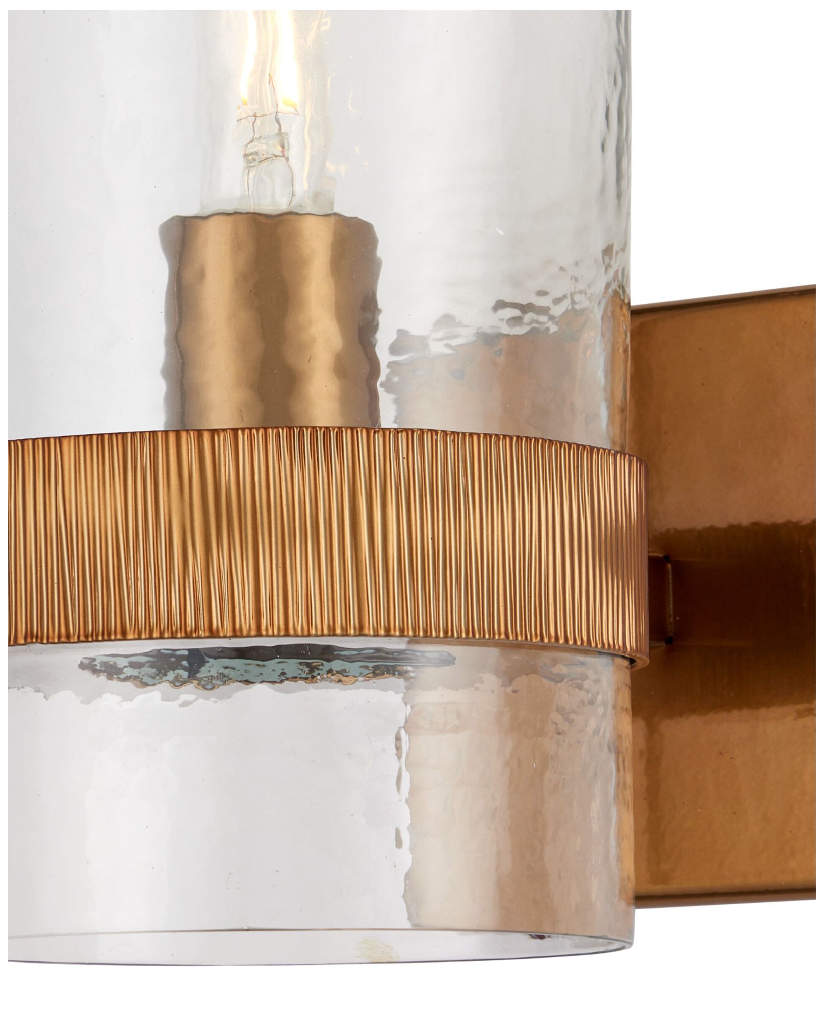 Image 2 Currey & Company Sudeley 12" High Satin Brass Wall Sconce more views