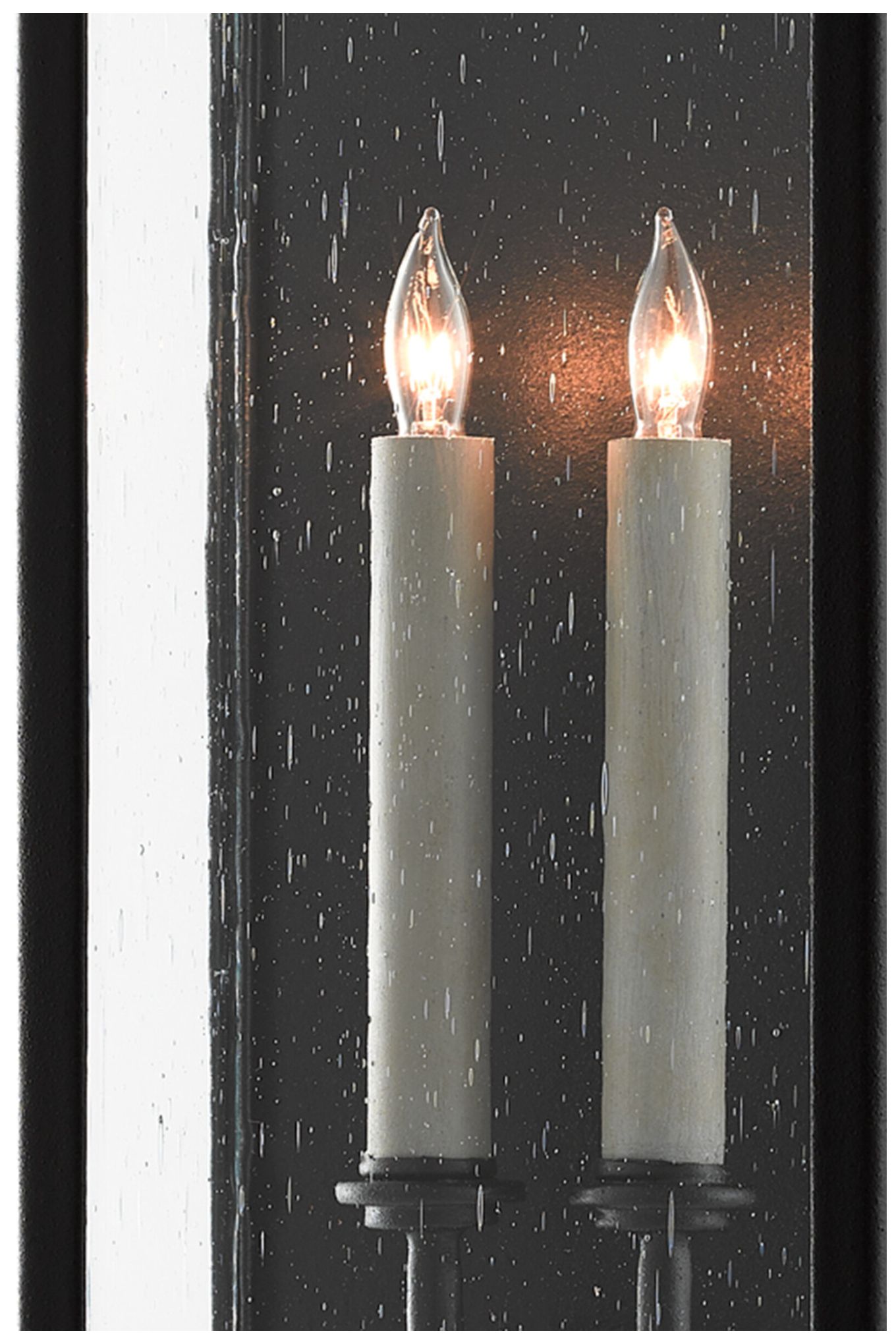 Image 2 Currey & Company Tanzy 24" High Midnight Black Outdoor Wall Sconce more views