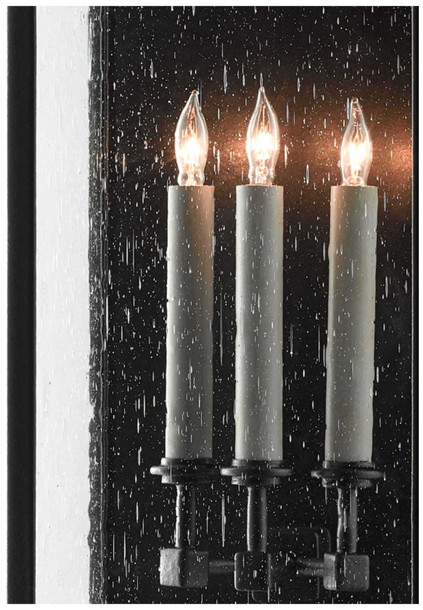Image 2 Currey & Company Tanzy 28" High Midnight Black Outdoor Wall Sconce more views