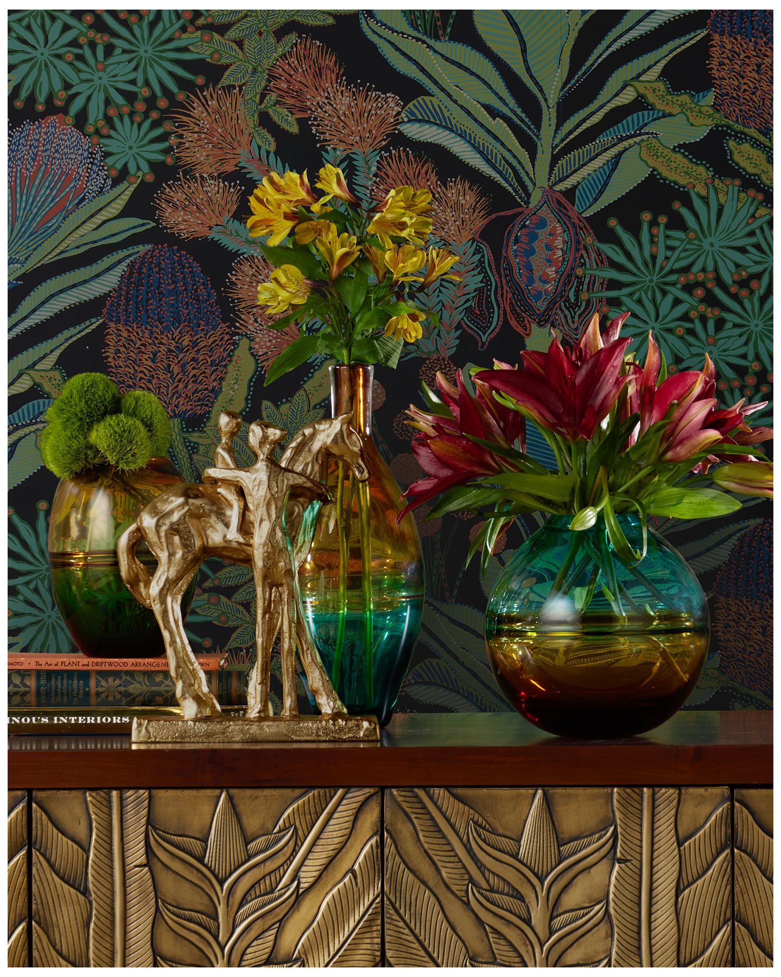 Currey & Company Tapio Vase Set of 3