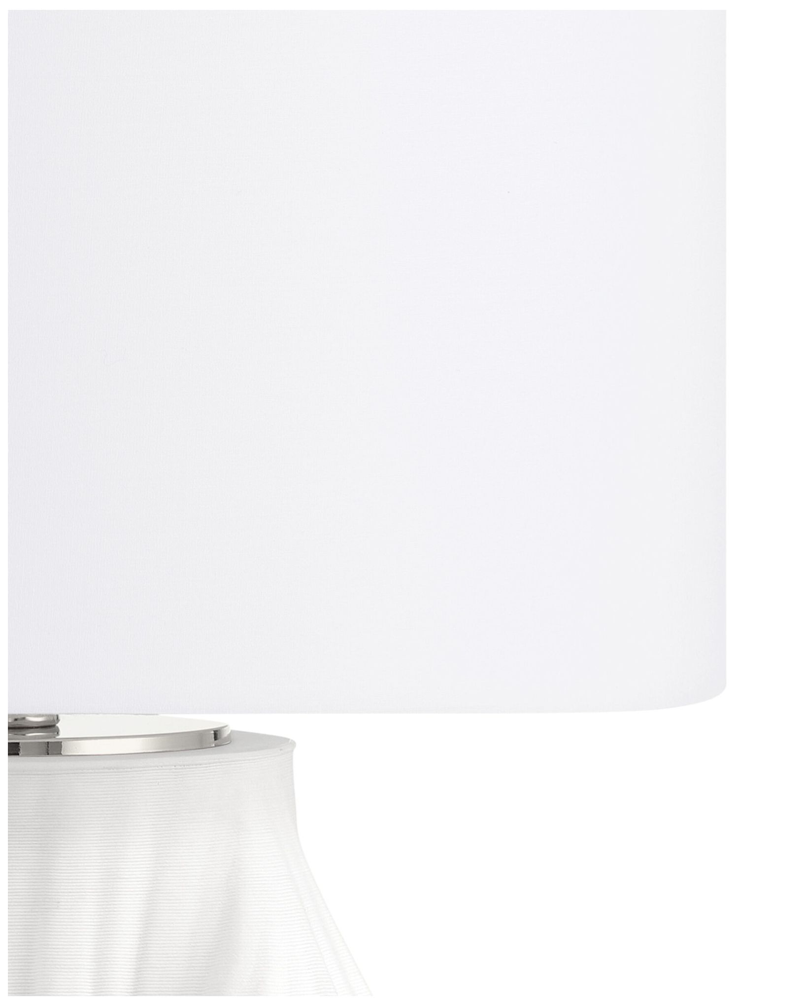 Image 3 Currey & Company Watershed 30" High White Table Lamp more views