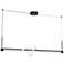 Cursive 54" Wide Black LED Linear Pendant